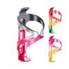 DNRJEWTA Bicycle Bottle Cage Ultralight Road Bike Bottles Cage Holder Matte Drink Cup Brackets Cycling Accessories(Black Pink) view 2