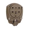 360 Rotation Holster Platform Adapter Receiver Mounts Quick Connect Drop Leg Holster/Mid-Ride Universal Belt Loop (Khaki) view 3