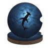 Hammerhead Shark Wood Car Coasters for Cup Holders Drink Coaster Cup Mat Car Accessories for Women Men 4PCS view 1