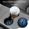 Hammerhead Shark Wood Car Coasters for Cup Holders Drink Coaster Cup Mat Car Accessories for Women Men 4PCS view 4