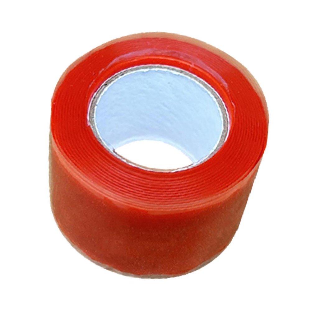 Aymzbd Silicone Paddle Grip Tape Sealing Tape, Waterproof Portable Soft Repair Flexible, Grip Accessories Fix Tape for Paddleboard, red