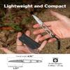 SENCUT TEXO Small Fixed Blade Knife, Neck Knife, 1.97" 9Cr18MoV Blade with Kydex Sheath & Chain, EDC Knife with Lanyard for Outdoor Camping Hiking, Designed by Ostap Hel view 2