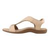 Dikermoon Women's Orthopedic Arch Support Sandals Comfortable Thong T-Strap Orthotic Casual Flat Sandals (Off-white,8.5) view 1