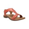 Dikermoon Women's Orthopedic Arch Support Sandals Comfortable Thong T-Strap Orthotic Casual Flat Sandals (Off-white,8.5) view 4