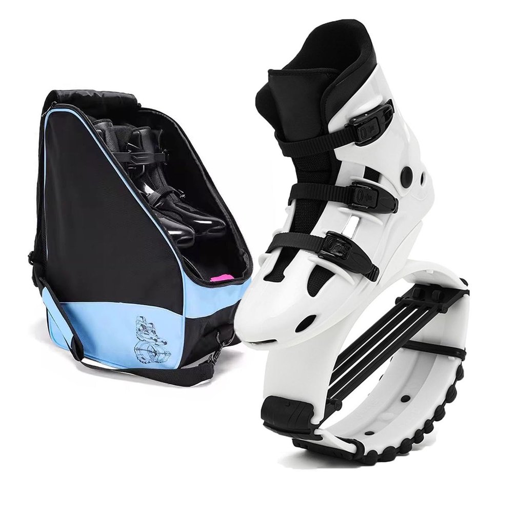 CYHTYM Kangaroo Jump Shoes 4T Spring Jump Shoes Storage Backpack, Load 110-286lbs,Anti-Gravity Running Boots(Large)