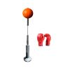 Aymzbd Boxing Reaction Ball Boxing Speed Bag Boxing Gear Height Adjustable Freestanding Punching Ball Boxing Bag for MMA Exercise, for Kids view 1