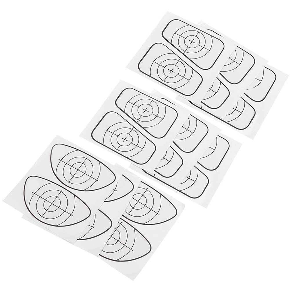 9PCS Golf Club Face Impact Tape, Golf Driver Impact Tape Labels Improve Swing Accuracy Golfers Practice Learning Golf Training Aids for Swing Practice