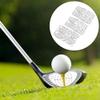 9PCS Golf Club Face Impact Tape, Golf Driver Impact Tape Labels Improve Swing Accuracy Golfers Practice Learning Golf Training Aids for Swing Practice view 3