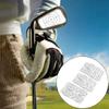 9PCS Golf Club Face Impact Tape, Golf Driver Impact Tape Labels Improve Swing Accuracy Golfers Practice Learning Golf Training Aids for Swing Practice view 4