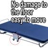 AoForce Folding Bed with Mattress for Adults 5-Position Folding Chaise Lounge Chair for Indoor Outdoor Travel Made of Iron Bracket Heavy Duty Supports 397 Lbs(188 * 85 * 28cm) view 4