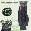 14 Way Golf Stand Bag, Golf Bags for Men with Stand, Full Length Top Dividers Ergonomic with 8 Pockets Golf Club Bags Lightweight and Durable for Men & Women view 2