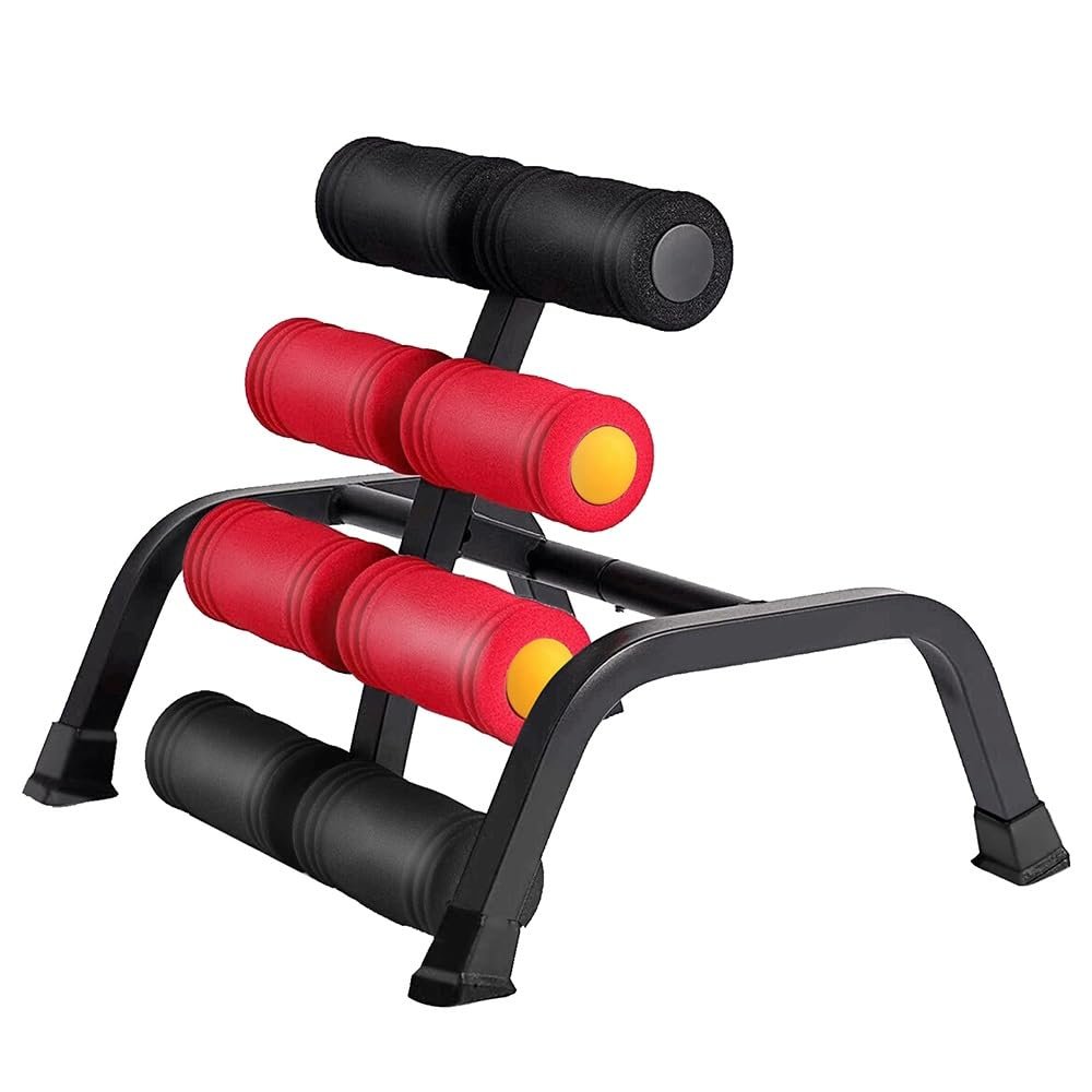 GLGGXBF Yoga Chair Mini Inversion Table with Back Massage Roller, 400 lbs Weight Capacity, Multi-Function Yoga Chair for Yoga, Exercise, Sit-ups, Stretching, Massage