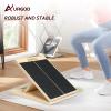 AURGOD Calf Stretcher Portable Wooden Slant Board for Calf Stretching, 5 Adjustable Angles Incline Board, Load 220 lbs Physical Therapy Equipment for Squats, Exercise, and Leg view 2