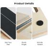 AURGOD Calf Stretcher Portable Wooden Slant Board for Calf Stretching, 5 Adjustable Angles Incline Board, Load 220 lbs Physical Therapy Equipment for Squats, Exercise, and Leg view 4