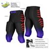 Custom Adult Youth Gradient Football Pants with Belt Multiple Colors,Personalized Your Logo view 3