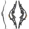 62" ILF Recurve Bow 30-60Lbs Gordon Limbs Takedown Recurve Bow for Adult Archery Competition Athletic Right Hand (Black, 60LBS)