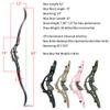 62" ILF Recurve Bow 30-60Lbs Gordon Limbs Takedown Recurve Bow for Adult Archery Competition Athletic Right Hand (Black, 60LBS) view 2