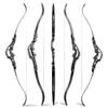 62" ILF Recurve Bow 30-60Lbs Gordon Limbs Takedown Recurve Bow for Adult Archery Competition Athletic Right Hand (Black, 60LBS) view 4