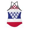 Adugen Origei Yoga Women's Performance Stretchy Thailand Flag Sports Workout Running Top Vest S view 2