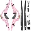 62" ILF Recurve Bow 30-60Lbs Gordon Limbs Takedown Recurve Bow for Adult Archery Competition Athletic Right Hand (Pink, 40LBS)