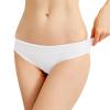5 Pieces Women's Disposable Underwear Ladies Panties Handy Bikinis for Travel Hotel Thong Spa Emergencies White view 1