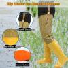 JCWGLY Lightweight Comfortable PVC Hip Waders Boots for Men Women, 80cm Hip Wading Boots for Outdoor Work Fishing Hunting(8) view 2