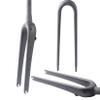Wkantlaes Matte Black,Tapered, Gravel Carbon Fiber Rigid Fork 700C Carbon Fiber Road Bike Rigid Fork QR 9Mm Disc Brake Thru Axle 1-1/8'' Straight/Tapered Tube Light Bicycles Front Forks view 1