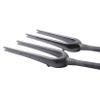 Wkantlaes Matte Black,Tapered, Gravel Carbon Fiber Rigid Fork 700C Carbon Fiber Road Bike Rigid Fork QR 9Mm Disc Brake Thru Axle 1-1/8'' Straight/Tapered Tube Light Bicycles Front Forks view 4
