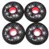 SAGGION Roller Skate Wheels 4 Pieces Inline Roller Hockey Fitness Skate Replacement Wheel 84a 72mm / 76mm / 80mm(Black 80mm) view 2