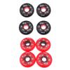 SAGGION Roller Skate Wheels 4 Pieces Inline Roller Hockey Fitness Skate Replacement Wheel 84a 72mm / 76mm / 80mm(Black 80mm) view 4