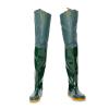 JCWGLY 60cm High Knee Waders Boots PVC Waterproof Fishing Boots for Men Women, Lightweight Hip Boots with Cleated Outsole(6.5) view 1
