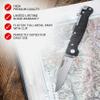 BKER PLUS Atlas Backlock Clippoint - classic pocket folding knife with steel handle - D2 blade - Backlock knife case view 2