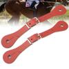 QANYEGN Leather Spur Straps, Adjustment Single Ply Spur Straps, Equestrian Riding Boot Straps for Horse Riders (Brown) view 4