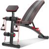 Abdomen or Leg Fitness Equipment Home Exercise Multi-Level Adjustment Bench Press Auxiliary Excersice Workout Bench with Resistance Band Strength Training Weight view 1