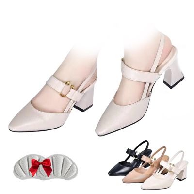 Orthopedic Sandals with Heels,Orthopedic High Heels for Women, Dressy Leather High Heels Orthopedic Shoes (Beige,37/6.5)