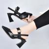 Orthopedic Sandals with Heels,Orthopedic High Heels for Women, Dressy Leather High Heels Orthopedic Shoes (Beige,37/6.5) view 4