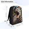 HJTRW Backpack Funny Zebra Laptop Backpack For Men Women Waterproof Large Capacity Travel Casual Daypack view 4