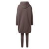 JEUROT Womens 2 Piece Outfits Sweatsuit Fall Oversized Hooded Sweatshirts Matching Jogger Sweatpants Lounge Sweat Set Tracksuit with Pockets (Brown, S) view 4