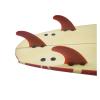 DNRJEWTA G5 Surf Fins FCS Fins M Tri Fins Plastic Surfboard Fin for Shortboard Thruster Nylon 3 Fins Set Quilla Surf(G5 3pcs-02) view 3