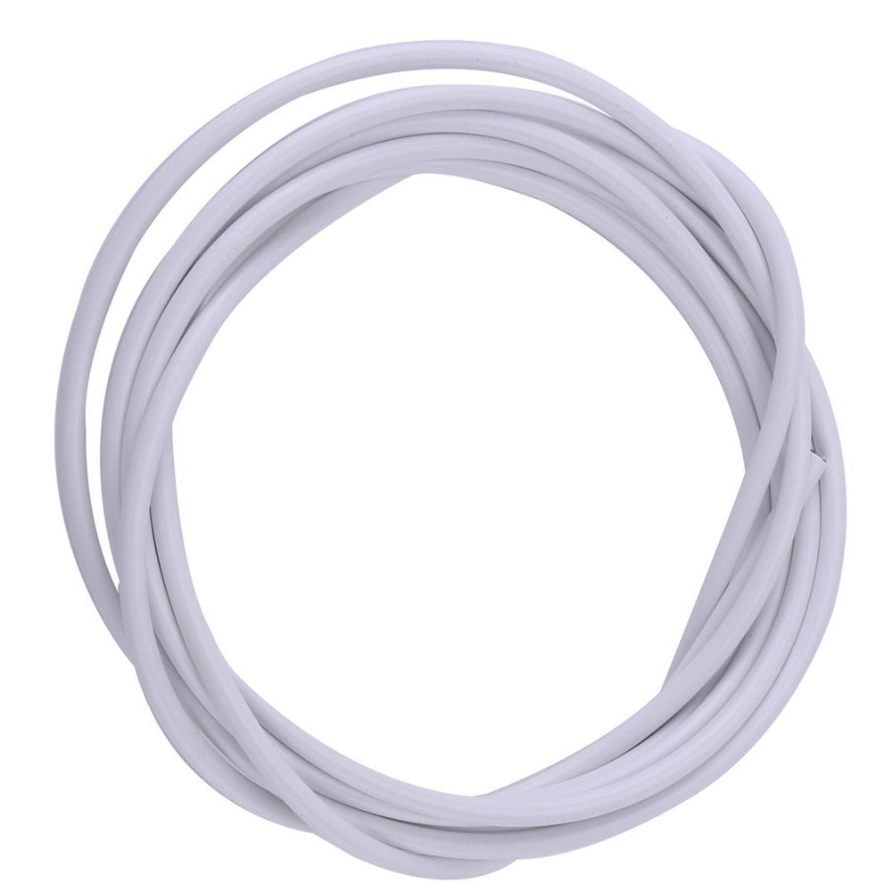 Bike Brake Cable Shifter Cable, Universal Standard Cycle Brake Cable 300cm Spiral Steel Wires Professional Cycle Brake Line for Mountain Road Bikes (White)