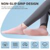 DIBAOLONG Pilates Grips Socks - Non Slip Yoga & Barre Workout Socks, 4 Pairs view 3