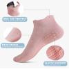 DIBAOLONG Pilates Grips Socks - Non Slip Yoga & Barre Workout Socks, 4 Pairs view 4