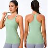 Evercute 1/2/3 Pack Workout Tank Tops for Women with Built in Bra Racerback Yoga Sleeveless Top Camisole Athletic Gym Tops view 2