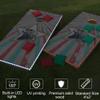 Tailgating Gmall LED Cornhole Board Set 4FTx2FT Solid Wood Regulation Size Cornhole Set with LED Lights Includes 8 Cornhole Bags for Adults (Eagle, 4'x2') view 2