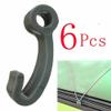 6 Piece Snap Rope Hooks For Inflatable Boat, Fishing Raft, Marine, for KAYAK J Hooks,Rope Hooks Clip J Shape Hooks for Boat Cover view 3