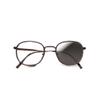 WFGGEH Photo-grey glasses Myopia glasses Men's and women's Fashionable glasses (Brown, -1.5, Diopters) view 1