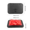 HAIWEN Square Deck Hatch Pull Out Handle Hatch with Red Waterproof Bag and Fasteners, ABS Marine Access Hatch Boat Hatch Lid Deck Access Hatch & Lid view 4