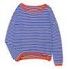 GOKKILRW Womens Sweatshirts Fall Tops for Women Classic Striped Shirts Knitted Soft Comfy Sweater Pullover Tops Long Sleeve Round Neck Loose Fitting Casual Track Shirts Going Out Dressy Blosues view 3