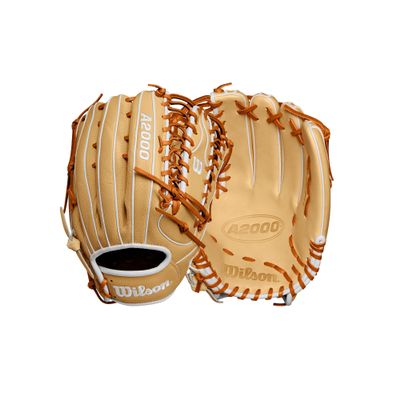 Wilson Fall 2024 Steven Kwan A2000 SK38 GM 12.75 Outfield Baseball Glove - Right Hand Throw, Blonde/White