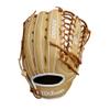 Wilson Fall 2024 Steven Kwan A2000 SK38 GM 12.75 Outfield Baseball Glove - Right Hand Throw, Blonde/White view 2